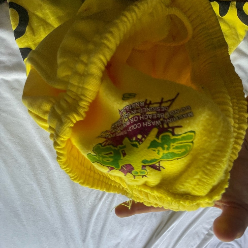 Vibrant Yellow Casual Shorts